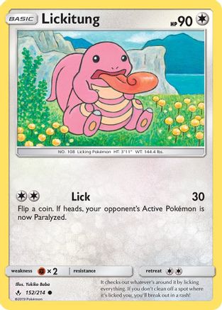 Lickitung 152/214 SM Unbroken Bonds