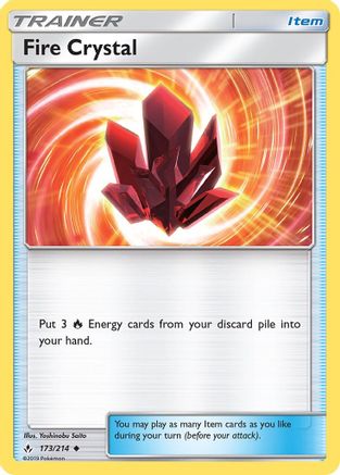 Fire Crystal 173/214 SM Unbroken Bonds
