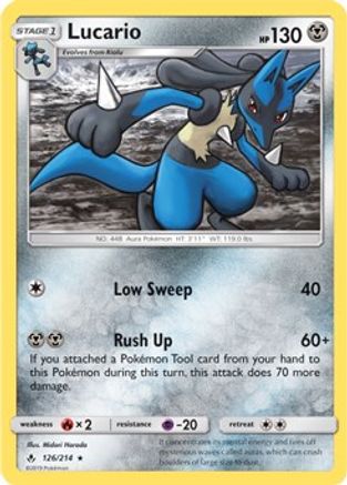Lucario (SM Unbroken Bonds) 126/214 Deck Exclusives