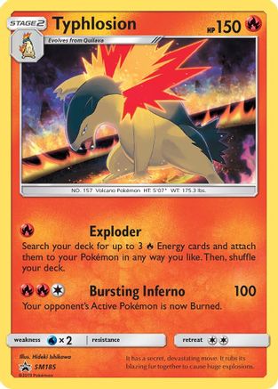 Typhlosion SM185 - Holofoil SM Promos