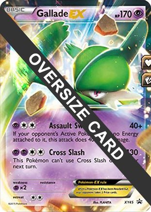 Gallade EX (XY Black Star Promo) XY45 - Holofoil Jumbo Cards