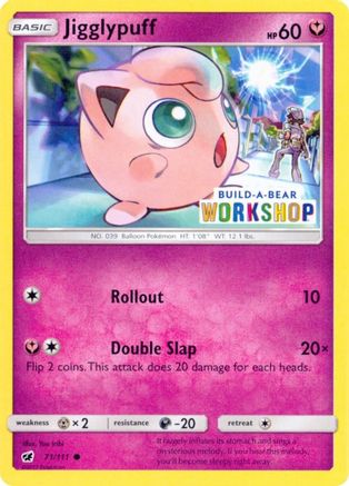 Jigglypuff (Build-A-Bear Workshop Exclusive) 071/111 Miscellaneous Cards & Products
