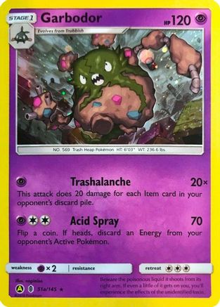 Garbodor (Cosmos Holo) 51a/145 - Holofoil Alternate Art Promos