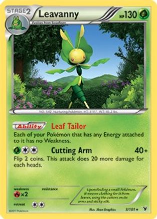 Leavanny (BW Noble Victories) 003/101 Deck Exclusives