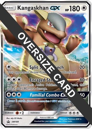 Kangaskhan GX (SM Black Star Promo) SM188 - Holofoil Jumbo Cards