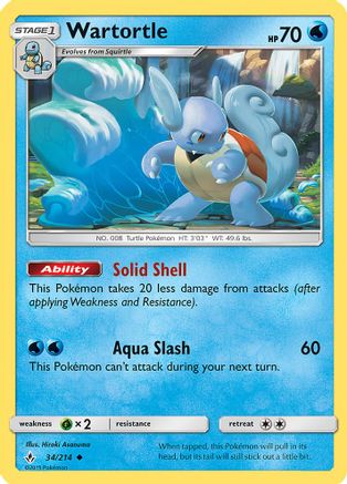 Wartortle (Premium Collection Promo) 034/214 - Holofoil Miscellaneous Cards & Products