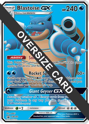 Blastoise GX (Black Star Promos) SM189 - Holofoil Jumbo Cards