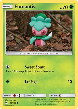 Fomantis 015/236 - Reverse Holofoil SM Unified Minds