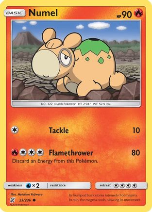 Numel 023/236 - Reverse Holofoil SM Unified Minds