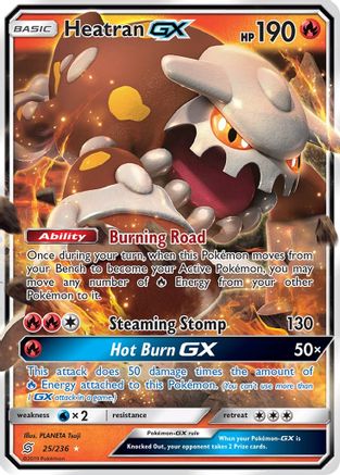 Heatran GX 025/236 - Holofoil SM Unified Minds