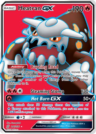 Heatran GX (Full Art) 216 - Holofoil SM Unified Minds