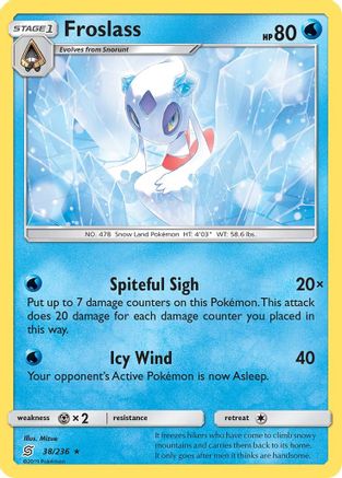 Froslass 038/236 - Holofoil SM Unified Minds