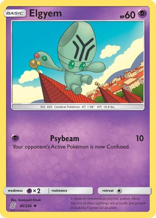 Elgyem 090 - Reverse Holofoil SM Unified Minds