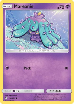 Mareanie 096/236 - Reverse Holofoil SM Unified Minds