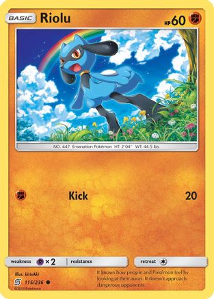 Riolu (115) (115) 115/236 SM Unified Minds