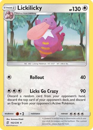 Lickilicky 162 - Reverse Holofoil SM Unified Minds