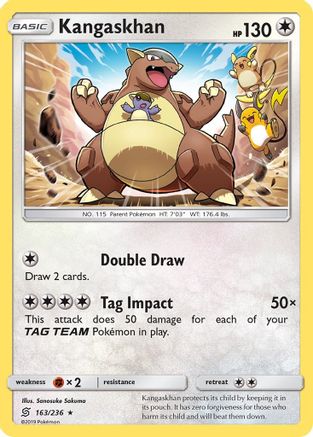 Kangaskhan 163/236 - Holofoil SM Unified Minds