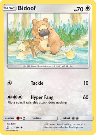 Bidoof 171/236 SM Unified Minds