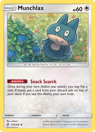 Munchlax 173/236 SM Unified Minds