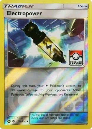 Electropower (Pokemon League) 172a/214 - Reverse Holofoil League & Championship Cards