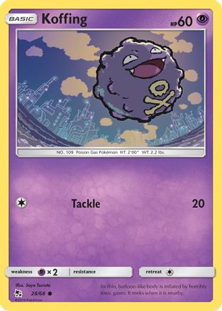 Koffing 028/68 Hidden Fates