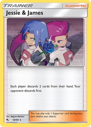 Jessie & James 058/68 - Reverse Holofoil Hidden Fates