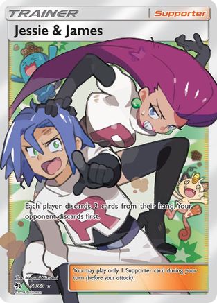 Jessie & James (Full Art) 068/68 - Holofoil Hidden Fates