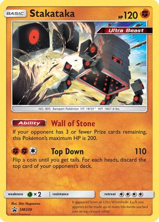 Stakataka SM209 - Holofoil SM Promos