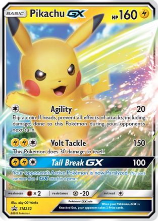 Pikachu GX SM232 - Holofoil SM Promos