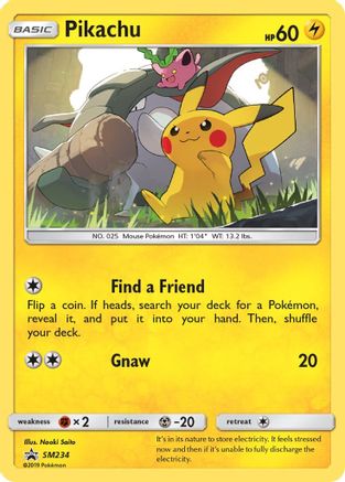 Pikachu SM234 - Holofoil SM Promos