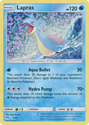 Lapras 005/12 - Holofoil McDonalds Promos 2019