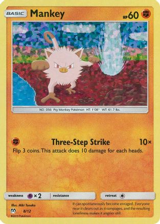 Mankey 008/12 - Holofoil McDonalds Promos 2019