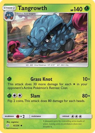 Tangrowth 006/236 - Reverse Holofoil SM Cosmic Eclipse