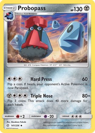 Probopass 141 - Reverse Holofoil SM Cosmic Eclipse