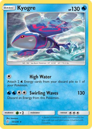 Kyogre 053/236 SM Cosmic Eclipse