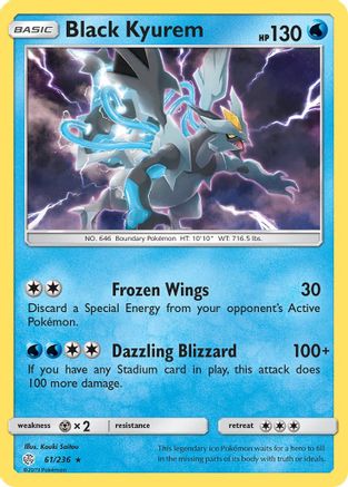 Black Kyurem 061/236 - Holofoil SM Cosmic Eclipse