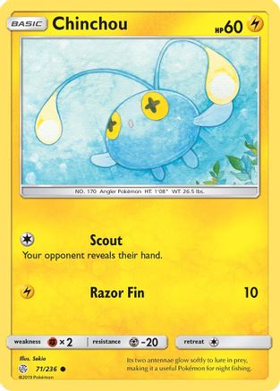 Chinchou 071 SM Cosmic Eclipse