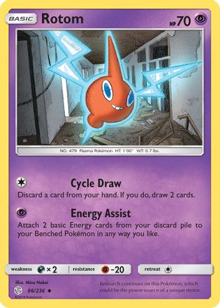 Rotom 086/236 - Reverse Holofoil SM Cosmic Eclipse