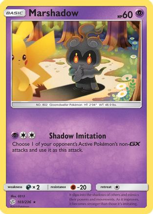 Marshadow 103/236 SM Cosmic Eclipse