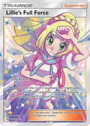 Lillie's Full Force (Full Art) 230 - Holofoil SM Cosmic Eclipse