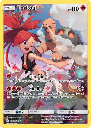 Torkoal (Secret) 237/236 - Holofoil SM Cosmic Eclipse