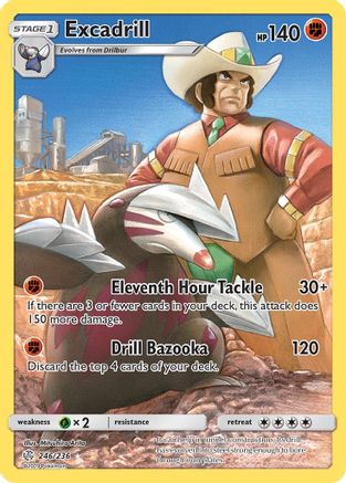 Excadrill (Secret) 246/236 - Holofoil SM Cosmic Eclipse
