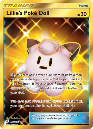 Lillie's Poke Doll (Secret) 267 - Holofoil SM Cosmic Eclipse