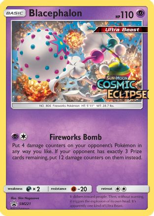 Blacephalon (Prerelease) SM221 - Holofoil SM Promos