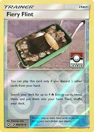 Fiery Flint (Pokemon League) 60a/70 - Reverse Holofoil League & Championship Cards