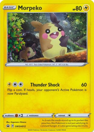 Morpeko SWSH012 - Holofoil SWSH Sword & Shield Promo Cards