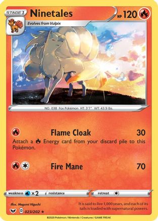 Ninetales 023/202 Sword & Shield Base Set