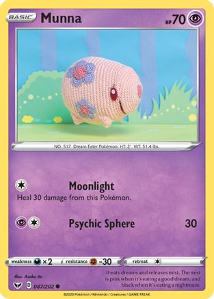 Munna 087/202 Sword & Shield Base Set