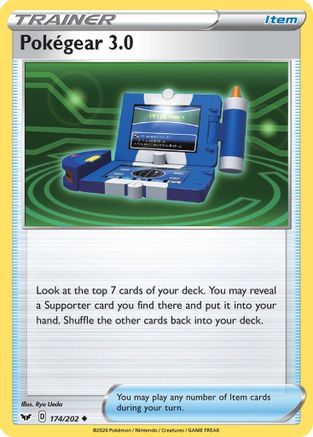 Pokegear 3.0 174/202 - Reverse Holofoil Sword & Shield Base Set