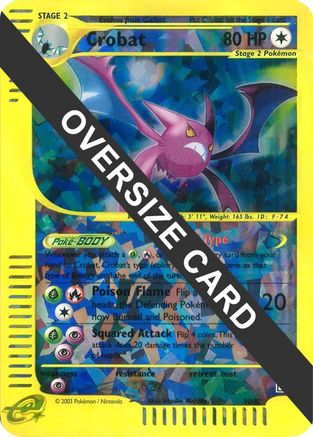 Crobat (Box Topper) 010/12 - Reverse Holofoil Jumbo Cards